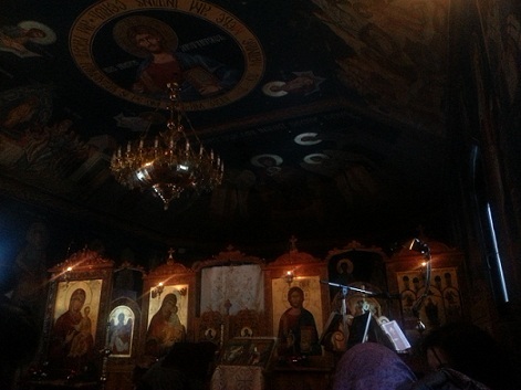 iconostasis and ceiling