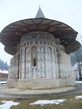painted monastery big hat